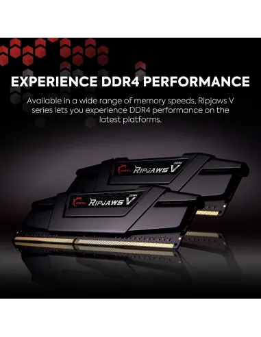 Memoria RAM DDR4 G.Skill Ripjaws V F4-3200C16D-32GVK
