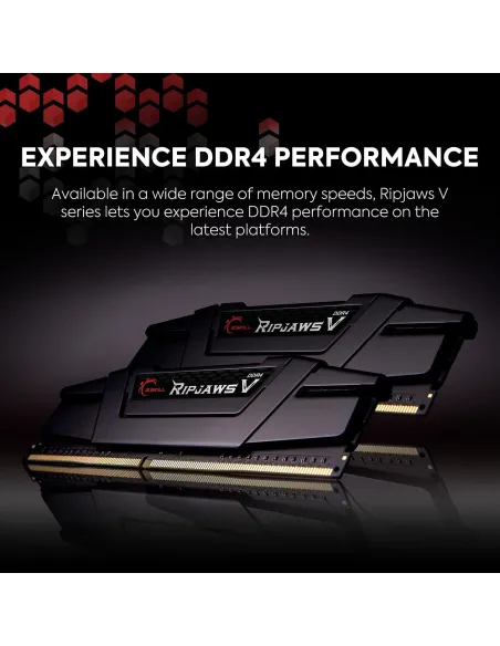 Memoria RAM DDR4 G.Skill Ripjaws V F4-3200C16D-32GVK