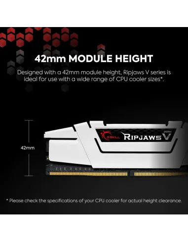 Memoria RAM DDR4 G.Skill Ripjaws V F4-3200C16D-32GVK