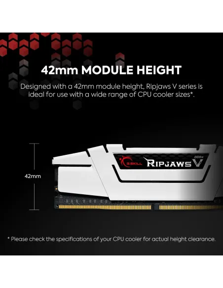 Memoria RAM DDR4 G.Skill Ripjaws V F4-3200C16D-32GVK
