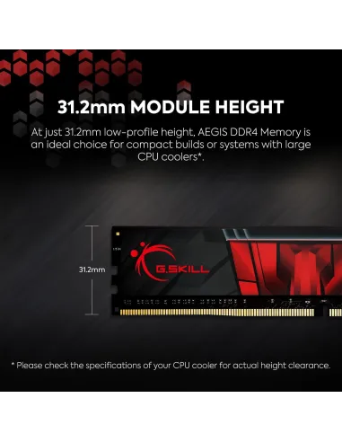 Memoria RAM DDR4 G.SKILL Aegis F4-3200C16D-32GIS