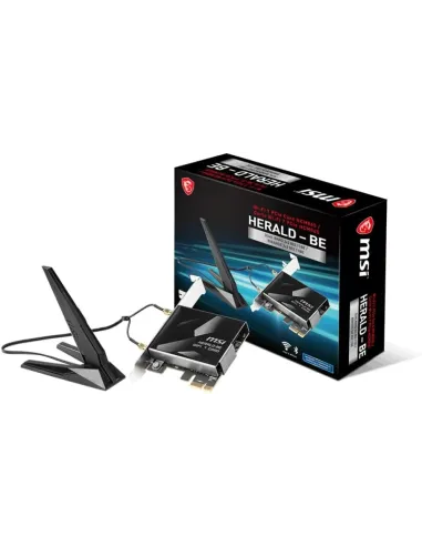 MSI Herald-BE WI-FI 7 MAX Tarjeta de Red Inalámbrica Bluetooth 5.4
