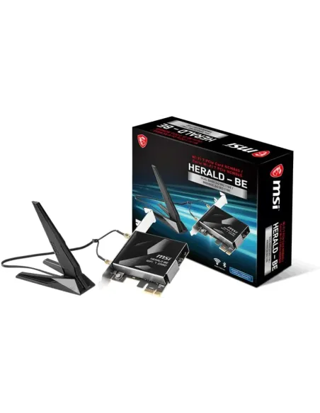 MSI Herald-BE WI-FI 7 MAX Tarjeta de Red Inalámbrica Bluetooth 5.4