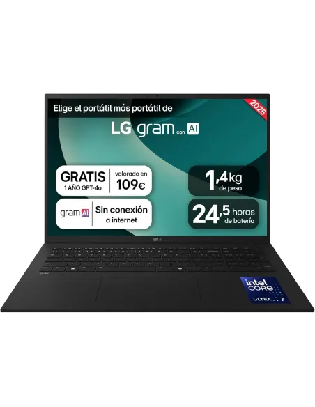 LG Gram 17 17Z90TL-G.AU88B Intel Core Ultra 7-258V-32GB-1TB SSD-17 W11 Home