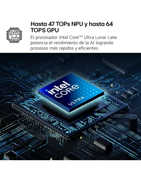 Portátil LG Gram 17 17Z90TL-G.AU88B con pantalla 16:10 WQXGA