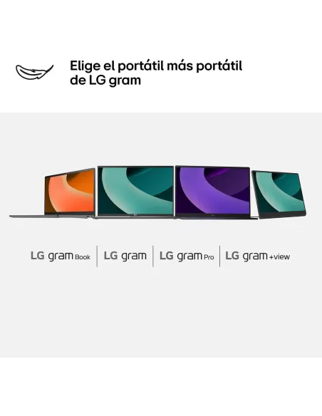 Portátil LG Gram 17 17Z90TL-G.AU88B con pantalla 16:10 WQXGA