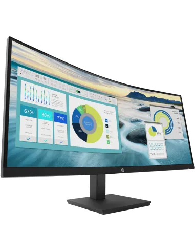 Monitor 34" curvo HP P34hc G4 para oficina