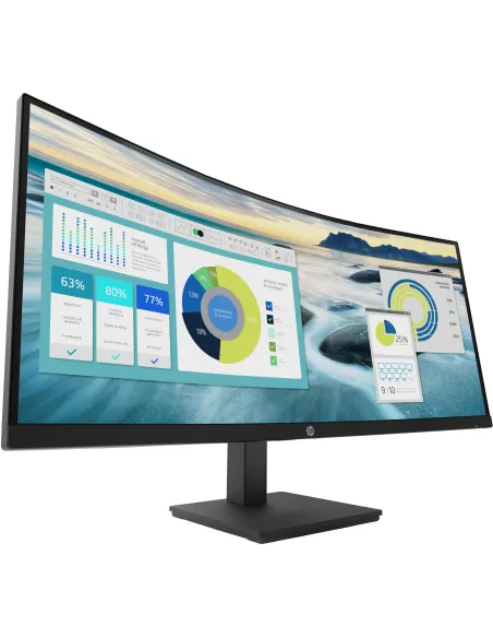 Monitor 34" curvo HP P34hc G4 para oficina