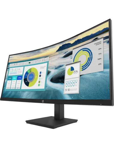 Monitor 34" curvo HP P34hc G4 para oficina