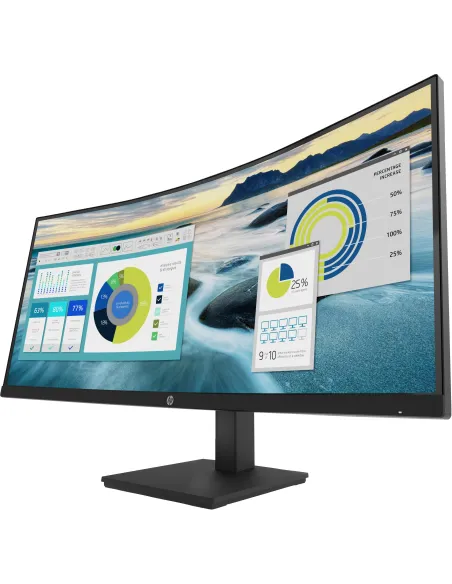 Monitor 34" curvo HP P34hc G4 para oficina