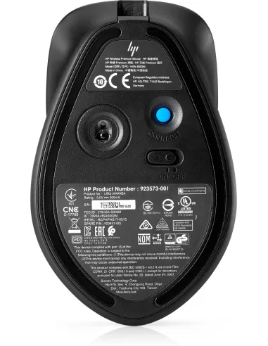 Ratones HP ENVY 500 Gris y Negro recargable para oficina