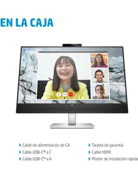 Monitor HP E-Series E27m G4 QHD 27" USB-C 65 W