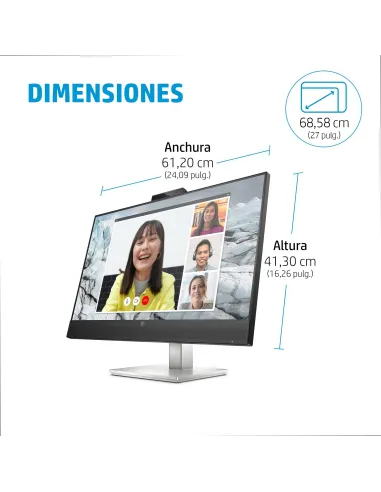 Monitor HP E-Series E27m G4 QHD 27" USB-C 65 W