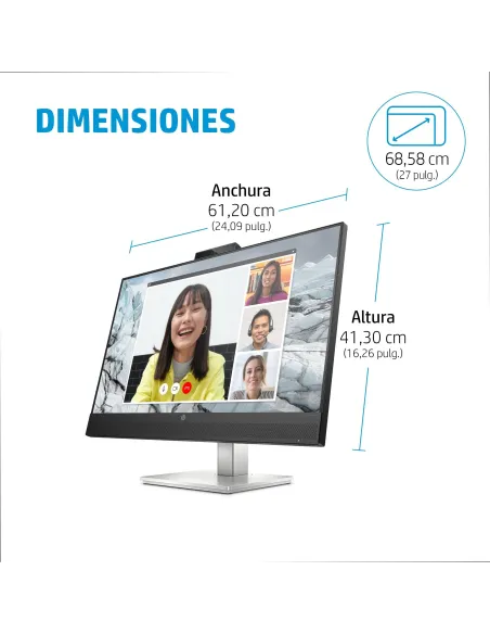 Monitor HP E-Series E27m G4 QHD 27" USB-C 65 W