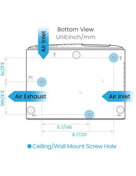 Proyector Láser 4K BenQ TK710 9H.JSJ77.1JE Negro HDR y eARC