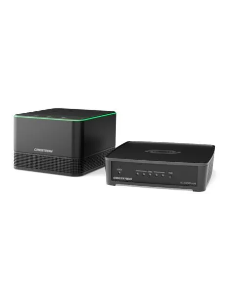 Crestron UC-AUDIO-1-B-DR2 KIT de Crestron Flex Pod Wireless Audio Kit con HUB y Pod Negro