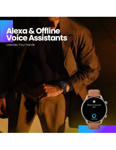 Amazfit GTR 3 Pro Reloj Smartwatch Cuero Marrón