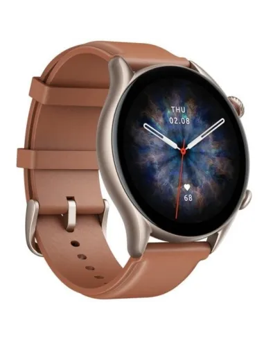 Amazfit GTR 3 Pro Reloj Smartwatch Cuero Marrón