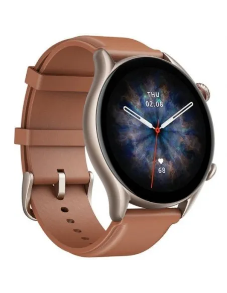Amazfit GTR 3 Pro Reloj Smartwatch Cuero Marrón