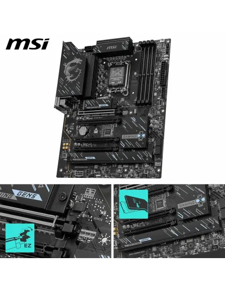 Placa base gaming MSI Z890 GAMING WIFI con Wi-Fi 7