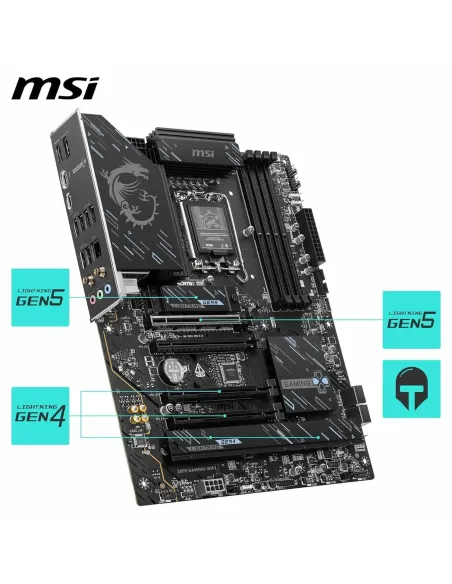 Placa base gaming MSI Z890 GAMING WIFI con Wi-Fi 7