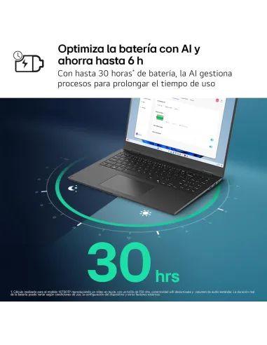Portátil ultraligero LG Gram 14Z90T-G.AD88B con WUXGA 16:10