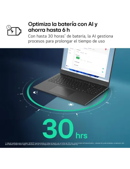 Portátil ultraligero LG Gram 14Z90T-G.AD88B con WUXGA 16:10