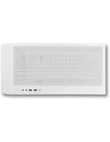 Caja PC semitorre NOX Hummer BIOS Blanca con pantalla LCD 8"