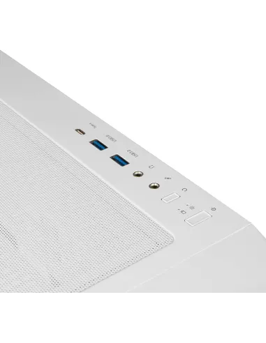 Caja PC semitorre NOX Hummer BIOS Blanca con pantalla LCD 8"