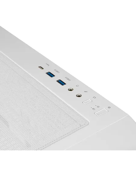 Caja PC semitorre NOX Hummer BIOS Blanca con pantalla LCD 8"