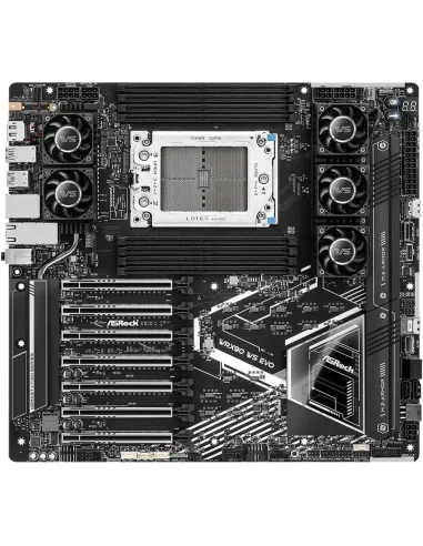 Placa base workstation sTR5 AASRock WRX90 WS EVO con IPMI