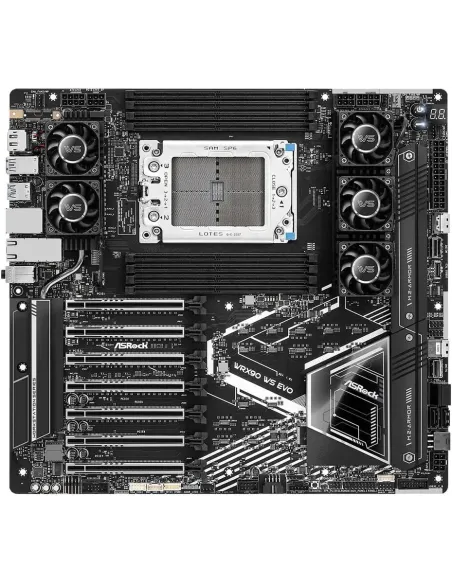 Placa base workstation sTR5 AASRock WRX90 WS EVO con IPMI