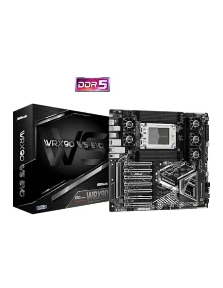Placa base workstation sTR5 AASRock WRX90 WS EVO con IPMI