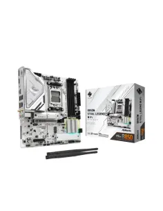 ASRock B850M Steel Legend WiFi B850 AM5 Micro ATX Overclock DDR5 WiFi RAID
