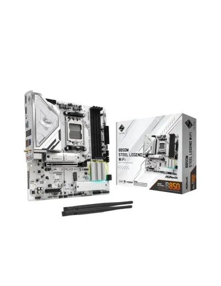 ASRock B850M Steel Legend WiFi B850 AM5 Micro ATX Overclock DDR5 WiFi RAID