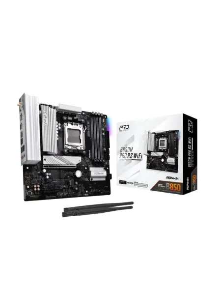 AsRock B850M Pro RS WiFi Socket AM5 DDR5 PCIe 5.0 VRM robusto