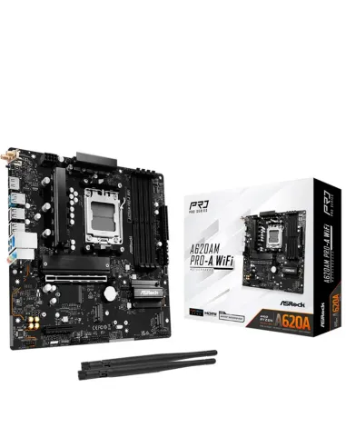 ASRock A620AM Pro-A WiFi AMD Socket AM5 Micro ATX
