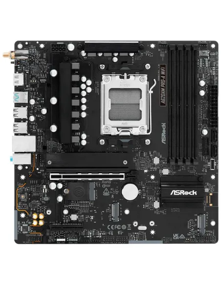 Placa base AM5 micro ATX ASRock A620AM Pro-A WiFi