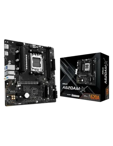 AsRock A620AM-X AMD A620 AM5 DDR5 Micro ATX 2.5GbE M.2 PCIe 4.0