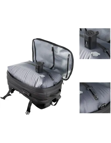 Mochila de viaje TooQ TQBP-V101-BK con compresión