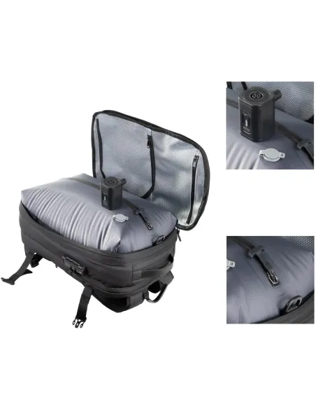 Mochila de viaje TooQ TQBP-V101-BK con compresión