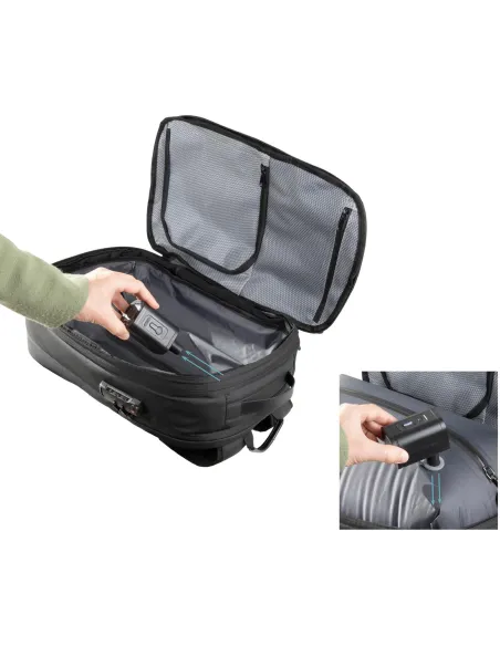 Mochila de viaje TooQ TQBP-V101-BK con compresión