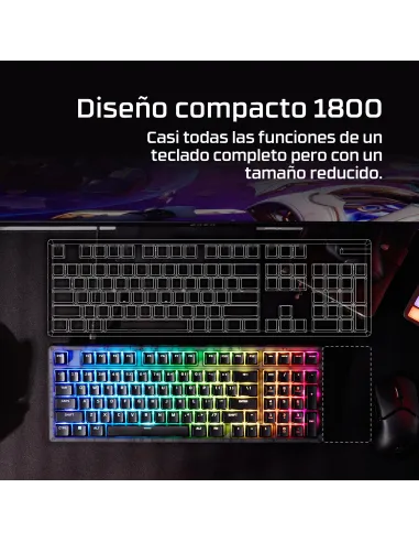 Teclado gaming HyperX Origins 2 1800 USB-C 8000 Hz