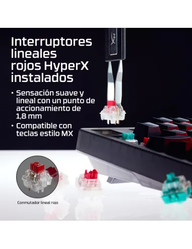 Teclado gaming HyperX Origins 2 1800 USB-C 8000 Hz