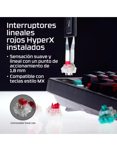 Teclado gaming HyperX Origins 2 1800 USB-C 8000 Hz