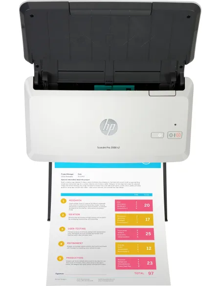 Escáner Documental A4 HP ScanJet Pro 2000 s2 Blanco