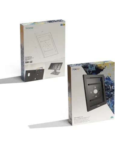 Marco antirrobo TooQ TQATTE2601-L-B de 14,6" para VESA 75x75