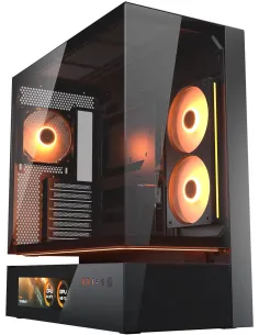 COUGAR CFV235 Vision Negra Semitorre Midi Tower con Pantalla LCD Integrada-ICACSM0908
