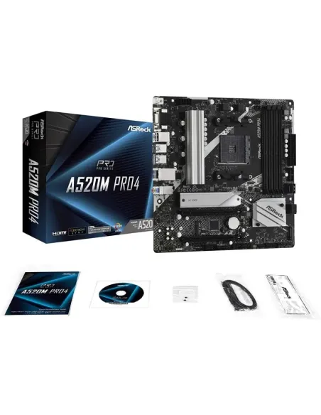 Placa base ASRock A520M Pro4 AMD Socket AM4 Micro ATX