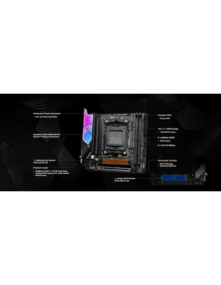 Placa base mini-ITX ASRock B850I Lightning WiFi